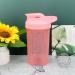 MigiftDy 500ml Protein Shaker Bottle with Mixer Ball | Safe Drinking Flip Cap | Pink Gym & Sports Supplement Cup - Buy Online on GoSupps.com