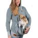 Men's & Women's XXL Gray Long Sleeve Hoodie with Kangaroo Pocket Cat & Puppy Design Sweatshirt - Buy Online on GoSupps.com