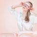XOXO Embroidered Sleep Mask - Adjustable Eye Mask for Dry Eyes - Pink - Buy Online on GoSupps.com