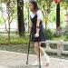 Adjustable Crutches for Adults Forearm Crutches Comfortable on Wrist Ergonomic Crutches for Adults with Non Slip Tips Prosperous Black - Buy Online on GoSupps.com
