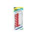 OPTIM interdental brushes pack of 8 red 0.5mm size 2