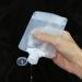 7 Piece Portable Travel Liquid Clear Plastic Empty Packaging Bag - Perfect for Shampoo, Shower Gel, Hand Sanitizer - Buy Online on GoSupps.com