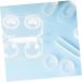 Solustre 12-Pack Contact Lens Containers & Makeup Mirror Case - Travel Size Accessories for Lenses - Buy Online on GoSupps.com