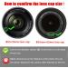 55mm Snap-On Lens Cap for Sony E 18-135 OSS & FE 28-70mm OSS Lens - 2 Packs | Compatible with Sony Alpha a6600, a6400, a7R | Fire-Rock Lens Cover - Buy Online on GoSupps.com