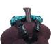 Showman Teal Cheetah Print Insulated Saddle Pouch - Stylish & Practical Horse Riding Accessory - Buy Online on GoSupps.com