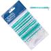 Ponik's constant waves Wickler curlers for a permanent wave set - 6 mm - 12 pieces - small cold wash winder with round rubber bags turquoise white 6 turquoise white