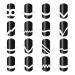 Warm Girl 680 Pieces 30 Designs French Manicure Nail Stickers Nail Art Tips Guides for DIY Decoration Stencil Tools 24 Sheets
