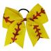 FRCOLOR Softball Bow Hair Tie Hair Ribbons Softball Hair Ties Cheerleader Bows for Hair Holiday Hair Bows Hair Accessories for Kids Hair Scrunchies Ribbon Bows Child Girl