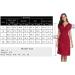 Irdcomps Women's Breastfeeding Nightdress - Maternity Nursing Nightgown - V Neck Pajama Dress - Dark Grey XL - Buy Online on GoSupps.com