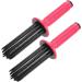 Curly Hair Styler Tool Hair Roll Comb for Hair Styling Air Volume Comb 17 Teeth Anti Slip Curling Wand Heatless Curling Wand Comb Hair Dryer Accessories for Hair Curler 2pcs