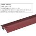 Aluminum Transitions Entry Ramp Extra Wide Floor Cover Strips Carpet Trim Easy to Install Wood to Tile for Balcony Doorways Patio (Color : Red Size : 140cm/55.1in) Red 140cm/55.1in - Buy Online on GoSupps.com