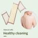 PERIEMALA Exfoliating Loofah Back Shower Scrubber - Natural Luffa Flat Body Scrubbers for Deep Cleanse - 31.5 Inch - Buy Online on GoSupps.com