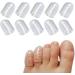 Silicone Anti-Friction Toe Protector Silicone Toe Protectors for Women Small Pinky Toe Cushion Caps Sleeves Breathable Gel Corn Toe Protector Blisters and Ingrown Toenails (10 Pcs)