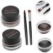 NOLITOY 2pcs Eyeliner Pencil Black Matte Eyeliner Eyeshadow Cream Eye Shadow Glitter Powder Water Proof 1 count (Pack of 1) As Shown - Buy Online on GoSupps.com