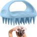 1/4 Piece Headwear Scalp Rejuvenation Comb | Gentle Hair Revitalization Tool with Silicone Bristles | Effortless Hair Cleaning & Odorless Scalp Massage Device - A Blue - Buy Online on GoSupps.com