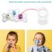 Sutoyuen 10 Pack BPA-Free Silicone Adapter Rings for Maam Pacifier Soother with Teething Ribbon Clip - Clean Food Grade Transparent Holder - Buy Online on GoSupps.com