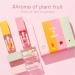 Hydrating Lip Oil Set: Long-Lasting Nourishing Lip Gloss with Fruit Extracts - Clear Jelly Gloss for Dry Lips - Plumping Lip Gloss Gift for Women - Buy Online on GoSupps.com