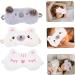 Beavorty 3pcs Plush Eye Masks - Cartoon Blindfolds & Sleep Eye Shades for Ultimate Comfort | Travel & Sleep Essentials - Buy Online on GoSupps.com