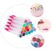 PACKOVE 20 Pi ces Ensemble de tubes de brosse cils fouetter mascara tube baguettes Bagues de mascara r utilisables brosse cils tube vide fibre artificielle Colorful Couleurs assorties - Buy Online on GoSupps.com