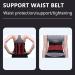 Lumbar Support Belt - Self-Heating Lumbar Support Braces | Compression Belt Adjustable Waist Protector Belt for Herniated Disc and Scoliosis - Buy Online on GoSupps.com