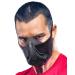 Sparthos Training Mask - Simulate High Altitudes - for Gym, Cardio, Fitness, Running, Endurance and HIIT Training 16 Breathing Levels Midnight Black