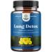 Lung Detox Mullein Leaf Capsules - Purifying Mullein Lung Cleanse Complex with NAC Quercetin & Cordyceps Extracts - Mullein Leaf Herb Respiratory Supplement for Sinus Immunity & Breathing Support 60 Count (Pack of 1)