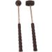 Filfeel Massage Ball Hammer - Portable Manual Massage Device for Back & Shoulder Muscle Relief | Wood Massage Hammer with Spring Grip - Buy Online on GoSupps.com