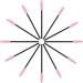 G2PLUS 100 PCS Black and Pink Eyelash Brushes - Disposable Mascara Wands for Eyelash Extensions - Buy Online on GoSupps.com