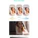 10X Magnification Travel Makeup Mirror with Lights | LED Compact Mirror for Makeup Desk | Light Up Vanity Mirror - Pink - Buy Online on GoSupps.com