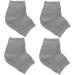 Healeved 6 Pairs Moisturizing Gel Socks Heel Sleeves Protectors Anti-Crack Socks Toeless Spa Socks Foot Socks Crack Heel Socks Spa Gel Socks Men and Women Pink Ordinary Casual Socks - Buy Online on GoSupps.com