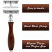 Haryali London Razor Set - 5-Part Shaving Set | De Razor Plane Synthetic Silvertip Brush Vintage Stand & Luxury Shaving Soap - Premium International Shipping - Buy Online on GoSupps.com