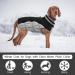 Kuoser Waterproof Dog Coat - Warm Cold Weather Jacket for Small & Medium Dogs | Cozy Fleece-Lined Reflective Vest | S Black - Buy Online on GoSupps.com