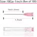 100 Pcs 18Ga 1 Inch Lab Dispensing Needles - Luer Lock - Individually Sealed - Buy Online on GoSupps.com