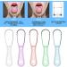 Best Tongue Scraper for Adults - Double-Sided Food-Grade Plastic Oral Care Tool | Reusable Hygiene Brush for Fresh Breath - Buy Online on GoSupps.com