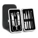 Nail Clippers Set Nail Clipper Set Black Stainless Steel Nail Manicure Tools Home Beauty Nail Set Travel Portable Gift Box Nail Set 8 Pieces (Color : A)