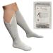Closed Toe Grey 20-30 mmHg Zipper Compression Calf Leg Circulation Sock 4X-Large