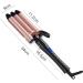 3 Barrels Hair Curler - 25mm Curling Iron for Mermaid Waves, Beach Waves - Quick Heating for Long or Short Hair Styling - Buy Online on GoSupps.com