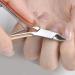1 Piece Cuticle Tweezers - Professional Stainless Steel Cuticle Trimmer and Remover for Dead Skin and Cuticle - Rose Gold - Buy Online on GoSupps.com