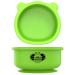 Bee Bright Baby and Toddler Suction Bowl for Weaning Strong Suction No More Meal Time Mess Stay Put Bowl with Suction Dishwasher Safe (Green)