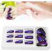 Full Cover False Nails Easy Trim File Artificial Fake Nails Convenient 12 Different Sizes Bright Color Fashionable for Home Use for Nail Salons(LG05) - Buy Online on GoSupps.com