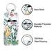 FREEBLOSS 2Pcs Chapstick Holder Keychain - Stylish Lip Balm Sleeve Pouch for Women & Girls - Floral Design - Lightweight Lipstick Holder in Green & White - Buy Online on GoSupps.com