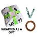 Baby Monthly Milestone Blanket Set | Includes Wooden Wreath and Pacifier Clip | 1-12 Months | Premium Soft Fleece | Photography Prop for Newborn Boy & Girl - Buy Online on GoSupps.com