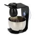 Vegan Shaving Brush Set with Elegant Travel Gift Box Black