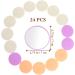 Frcolor 24 Pieces Mini Pocket Mirrors - Compact Round Makeup Mirrors in Random Colors & Patterns for On-the-Go Beauty - Buy Online on GoSupps.com