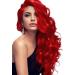 Hair2Heart Microring Extensions - Real Wavy Hair 50 Strands 1g 40cm Intense Red 0/44 - Free Worldwide Shipping - Buy Online on GoSupps.com