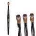 Yasterd Acrylic Nail Brush 100% Kolinsky Acrylic Brushes for Nails Size 8 Oval Crimped Shaped Nail Brushes for Acrylic Application Black Wood Handle Professional Nail Art Powder Brush Manicure Tool 8# Black