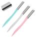 Buy Sonew 3Pcs Portable Eyebrow Trimmer Kit - Stainless Steel Hair Remover for Women | Foldable Brow Shaper & Facial Hair Shaver - International Shipping Available - Buy Online on GoSupps.com