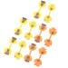 Toyvian Safety Cloth Diaper Clips: 12pcs Replaces Diaper Pins Baby Cloth Diaper Fasteners Nappy Belt ( Random Color )