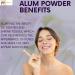 100% Natural Alum Powder for Clear Glowing Skin - 100g | Health Benefits & International Shipping - Buy Online on GoSupps.com