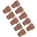 Walking Cane Tip Kit Crutch Tip Standard SlipProof Design 10-Piece Deep Groove for Repair - Buy Online on GoSupps.com